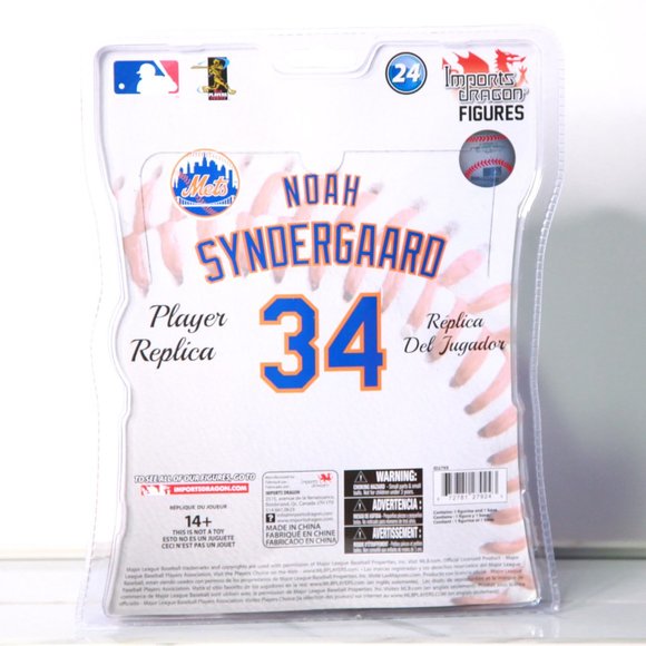 Noah Syndergaard 6" Baseball Figurine by Import Dragons Sealed - All Star - Picture 2 of 6